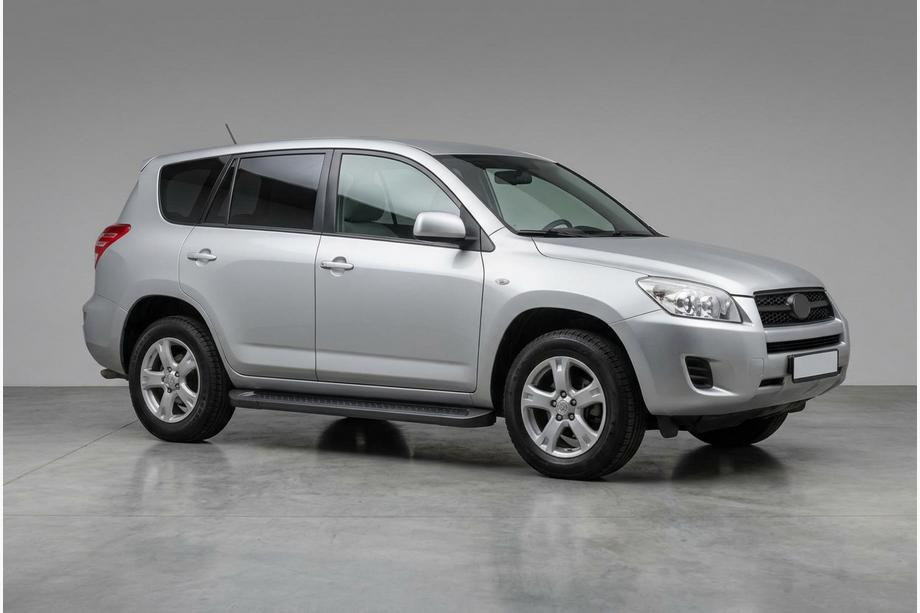 Toyota Rav 4 2006–2013 Allmond Black sidetrin (2 stk., aluminium) Image