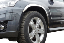 Mercedes GLK-klasse X204 2008–2015 Udsalg Skærmkantlister (4 stk., rustfrit stål) foto 1