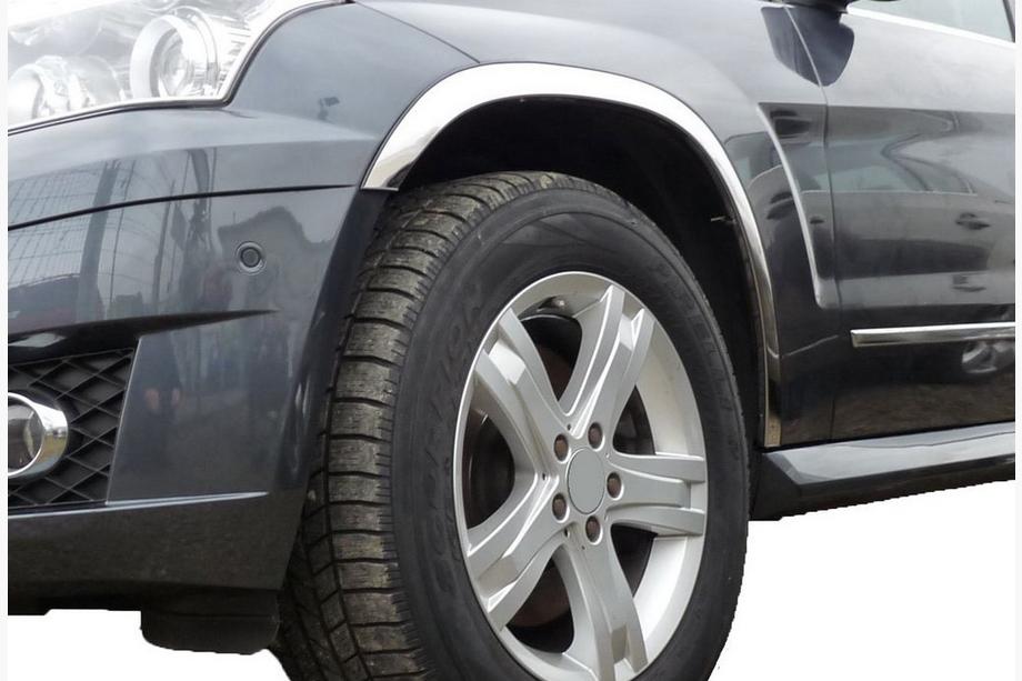 Mercedes GLK-klasse X204 2008–2015 Udsalg Skærmkantlister (4 stk., rustfrit stål) Image