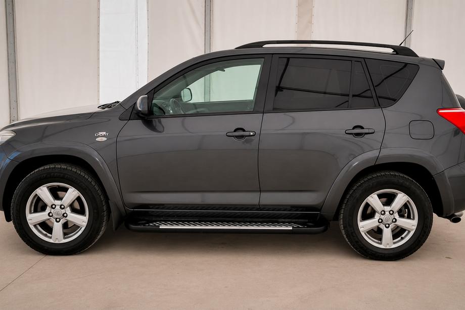 Toyota Rav 4 2006–2013 Sidetrin Line (2 stk., aluminium) Image