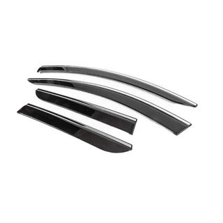 Vindafvisere med kromliste (4 stk., Sunplex Chrome) Renault Duster 2018–2024 foto 2