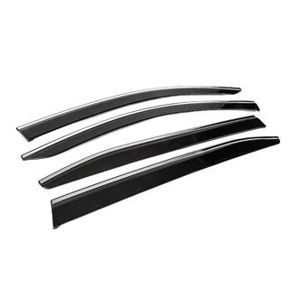 Vindafvisere med kromliste (4 stk., Sunplex Chrome) Citroen C5 Aircross 2017–2025 foto 3