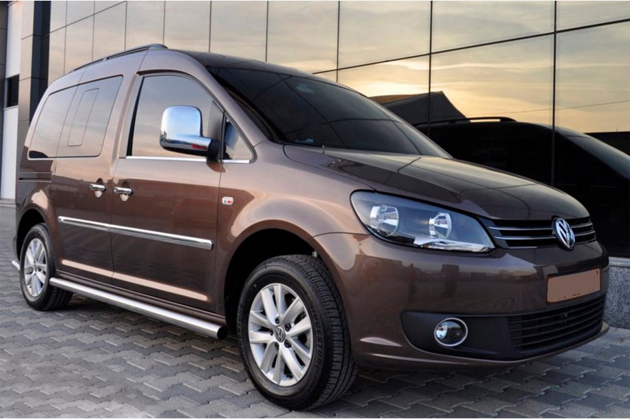 Volkswagen Caddy 2020– Siderør BB001 (2 stk., rustfrit stål) Ø60, Maxi Image