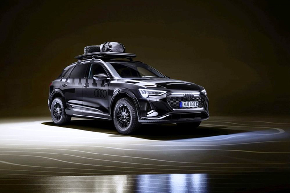 Test af Audi Q8 e-tron edition Dakar