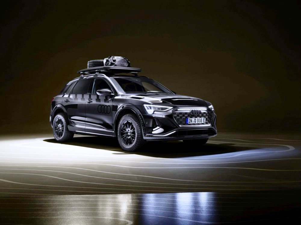 Test af Audi Q8 e-tron edition Dakar