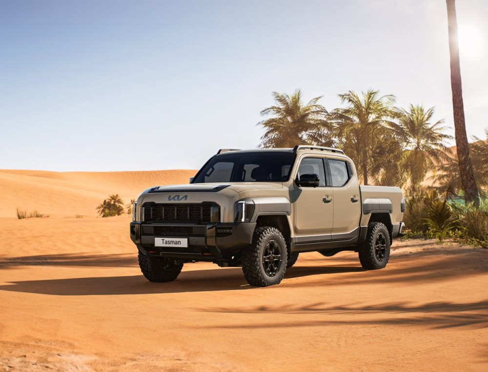 Test af Kia Tasman: Kias første pickup med stigeramme