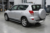 Toyota Rav 4 2006–2013 Sidetrin Tayga Grey (2 stk., aluminium) foto 1