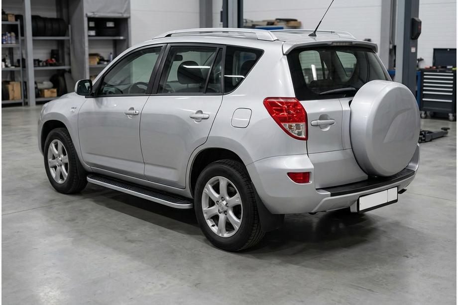 Toyota Rav 4 2006–2013 Sidetrin Tayga Grey (2 stk., aluminium) Image