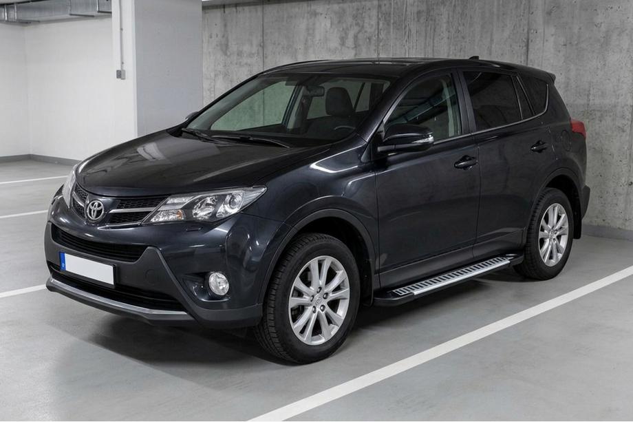 Toyota Rav 4 2013–2018 Sidetrin Line (2 stk., aluminium) Image