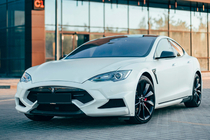Tesla Model S 2012– LRT-Design Carbon bodykit-sæt foto 1