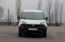 Fiat Doblo II 2010–2022 Kængurugitter WT022 Black (rustfrit stål) foto 1