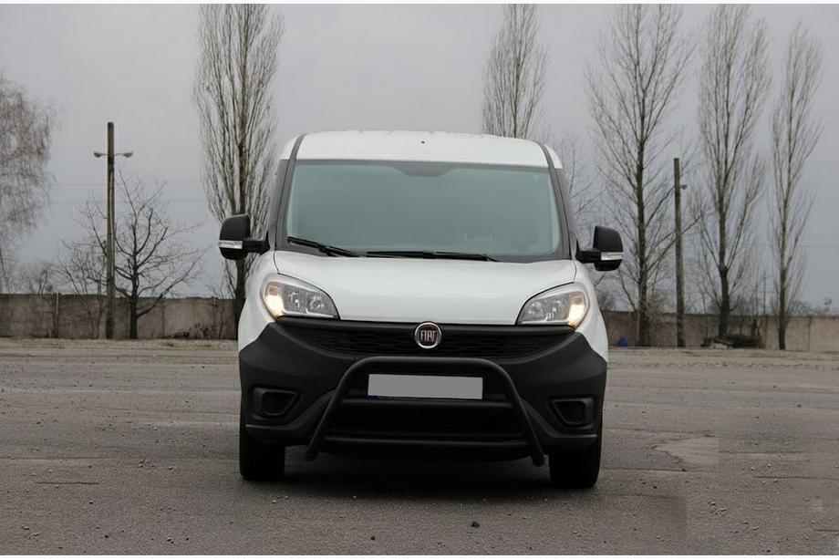 Fiat Doblo II 2010–2022 Kængurugitter WT022 Black (rustfrit stål) Image