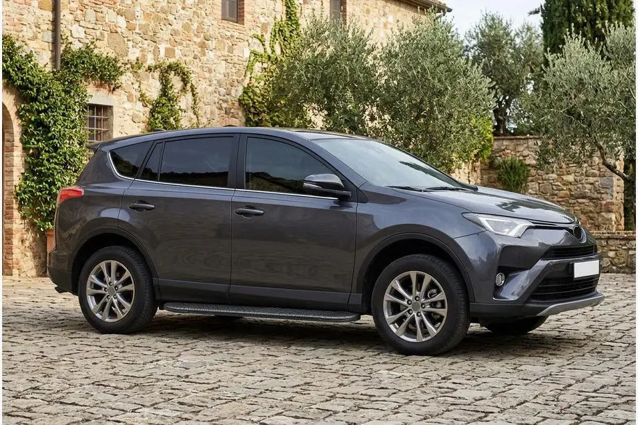 Toyota Rav 4 2013–2018 Sidetrin Bosphorus Black (2 stk., aluminium) Image