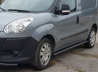 Opel Combo 2012–2018 Siderør Black (2 stk., rustfrit stål) foto 1