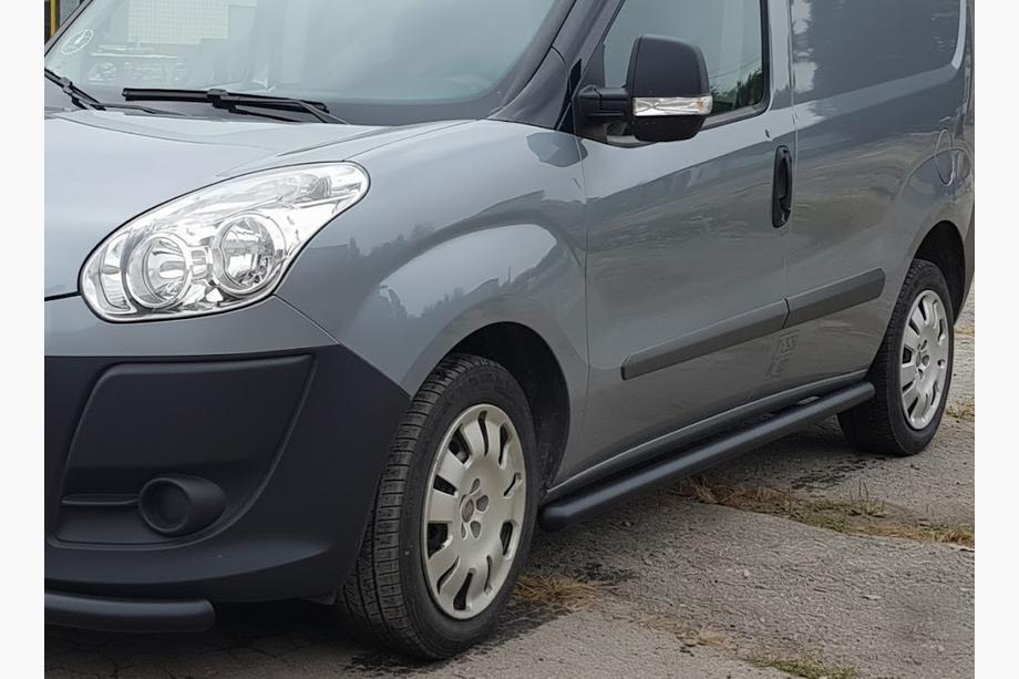 Opel Combo 2012–2018 Siderør Black (2 stk., rustfrit stål) Image
