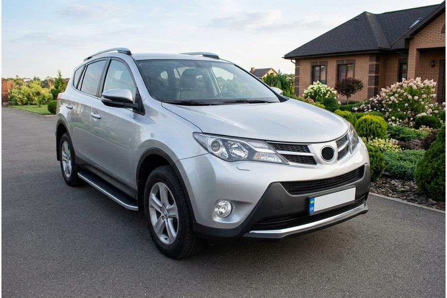 Toyota Rav 4 2013–2018 Sidetrin Tayga Grey (2 stk., aluminium) Image