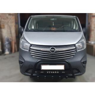 Frontbøjle WT004 Black (rustfrit stål) Opel Vivaro 2015–2019 foto 2