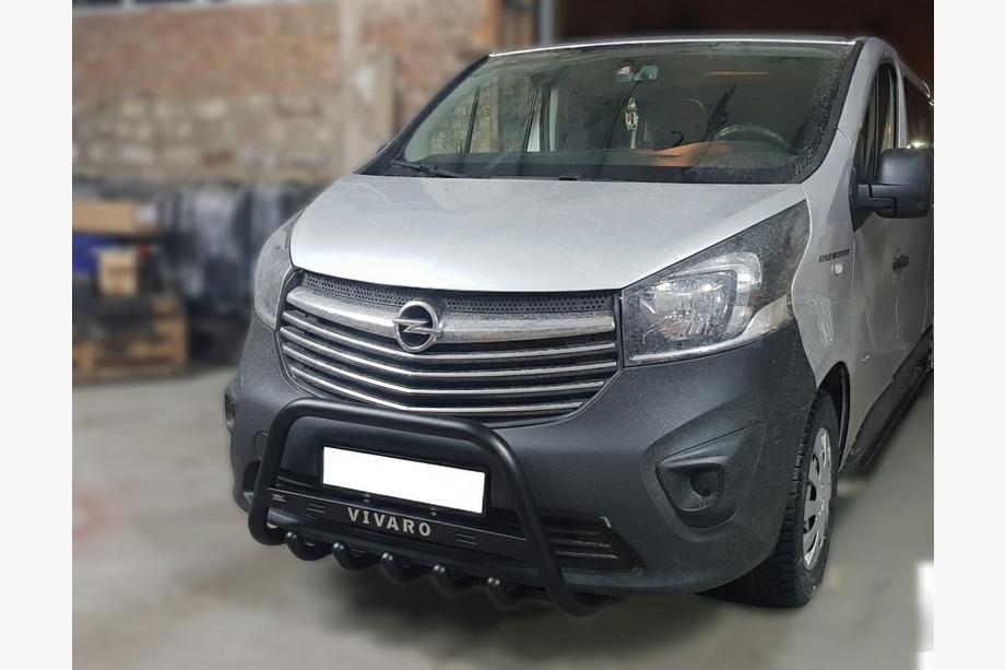 Opel Vivaro 2015–2019 Frontbøjle WT004 Black (rustfrit stål) Image