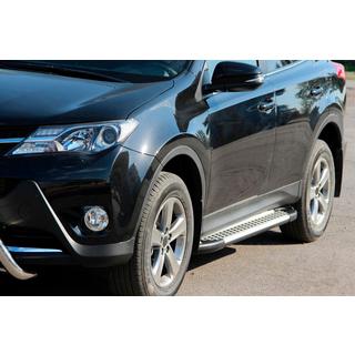 Sidetrin Allmond Grey (2 stk., aluminium) Toyota Rav 4 2013–2018 foto 1