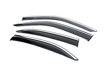 Mercedes E-class W210 1995–2002 Vindafvisere med kromliste Niken Luxury (4 stk) foto 2