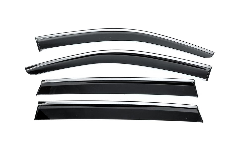 Volkswagen Tiguan 2023– Vindafvisere med kromliste Niken Luxury (4 stk) Image