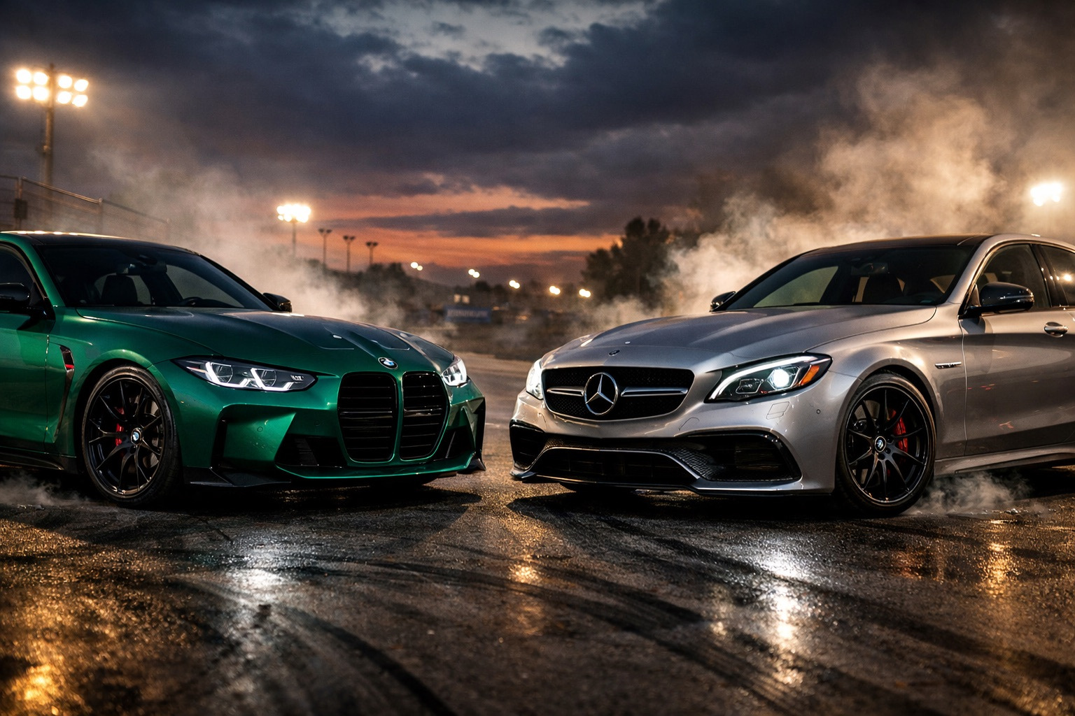 Sammenligning: BMW M3 vs Mercedes C63