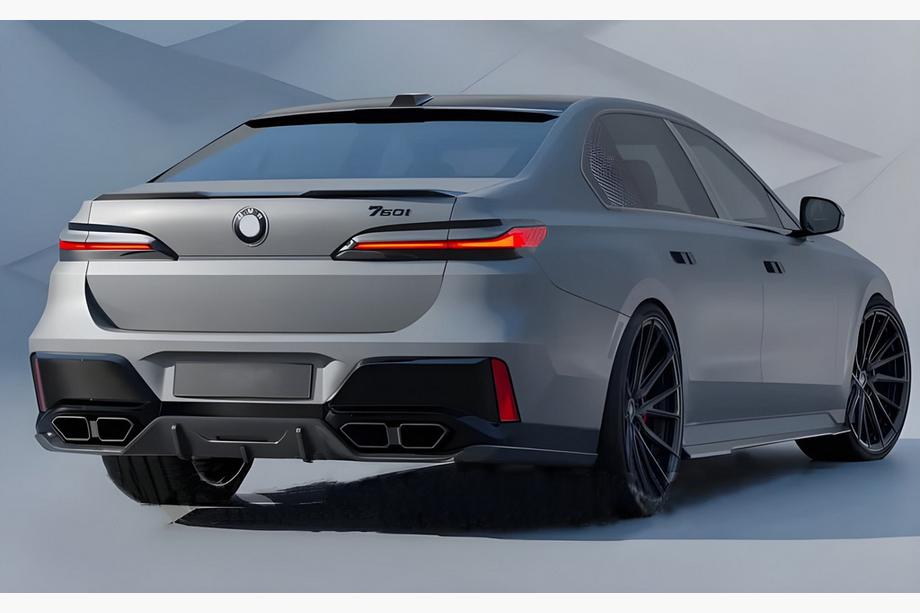 BMW 7-serie G70/G71 2022– Bagrudespoiler (visir) Image