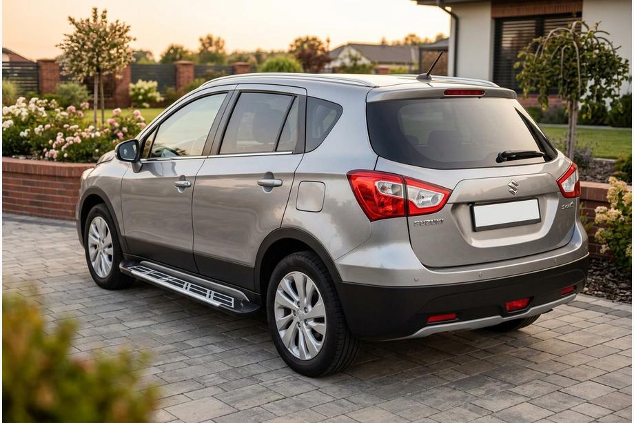 Suzuki SX4 S-Cross 2013–2016 Sunrise sidetrin (2 stk., aluminium) Image