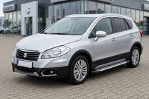 Suzuki SX4 S-Cross 2013–2016 Sidetrin Line (2 stk., aluminium) foto 1