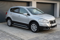Suzuki SX4 S-Cross 2013–2016 Maydos V1 sidetrin (2 stk., aluminium ↗ rustfrit stål) foto 1