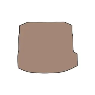 Gummimåtte til bagagerum (Sedan, beige) foto 1
