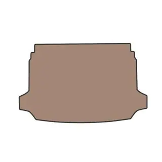 Gummibagagerumsmåtte (Electro, beige)