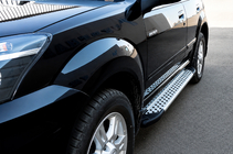 GreatWall Haval/Hover H3 2005–2013 Sidetrin Allmond Grey (2 stk., aluminium) foto 1