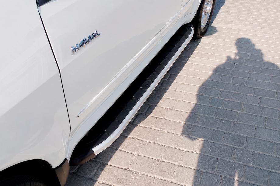 GreatWall Haval/Hover H3 2005–2013 Sidetrin Fullmond (2 stk., aluminium) Image