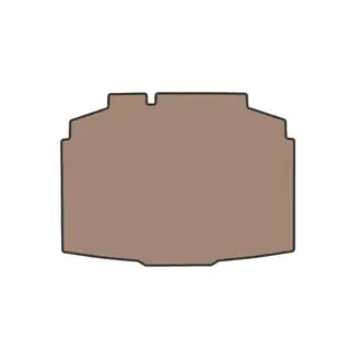 Gummibagagerumsmåtte (hatchback, beige)