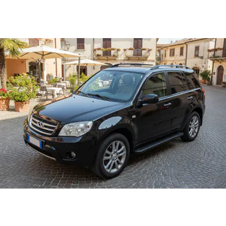 Sidetrin Allmond Black (2 stk., aluminium) foto 1