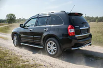 Chery Tiggo 3 2005– Maydos V1 sidetrin (2 stk., aluminium ↗ rustfrit stål) foto 1