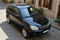 Chery Tiggo 3 2005– Sidetrin Bosphorus Black (2 stk., aluminium) foto 1
