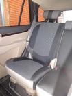 Hyundai Santa Fe 2 2006–2012 Sædeovertræk (kunstlæder→stof, Premium) foto 11