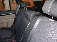 Hyundai Santa Fe 2 2006–2012 Sædeovertræk (kunstlæder→stof, Premium) foto 18