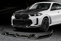 BMW X6 G06 2019–2027 Kofangerlæbe Lip LRT til forreste kofanger (til M-Sport 2023+, carbon) foto 1