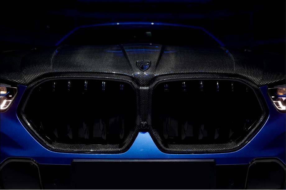 BMW X6 G06 2019–2027 Kølergrill-ramme LRT (2023+, Carbon) Image