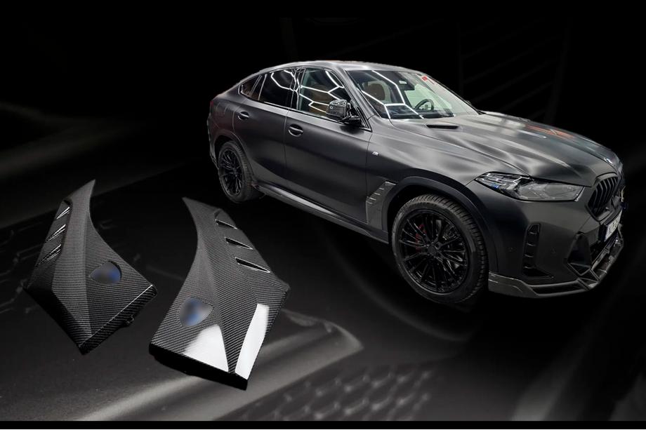 BMW X6 G06 2019–2027 LRT skærmforøgere (2023+, kulfiber) Image