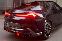 BMW X6 G06 2019–2027 Bagkofanger-diffuser med LRT-udstødningsenderør (til M-Sport 2023+, Carbon) foto 3