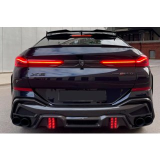Bagkofanger-diffuser med LRT-udstødningsenderør (til M-Sport 2023+, Carbon) foto 1