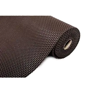 Gummiplade til bilmåtter 120×100 cm (honeycomb, brun) foto 1