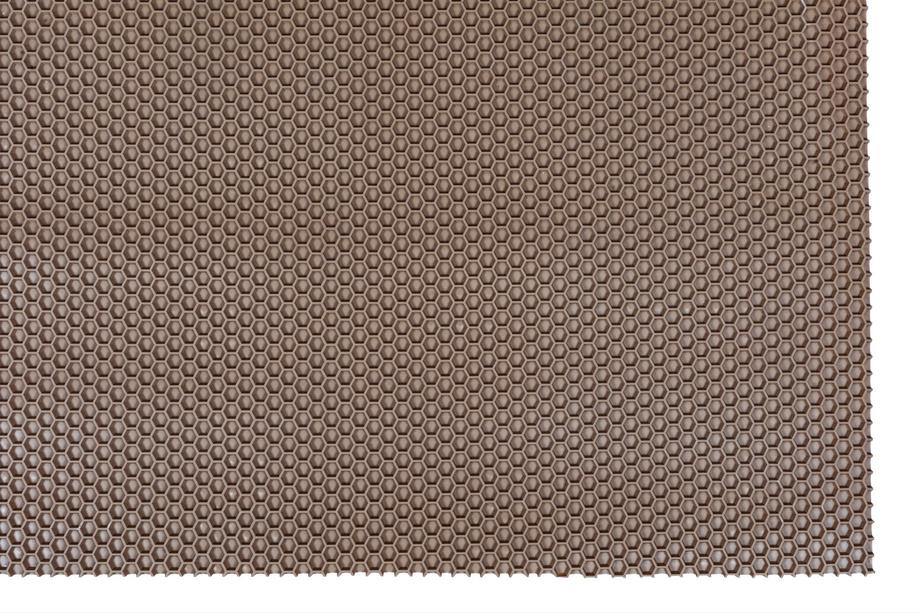 Gummiplade til bilmåtter 120x100 cm (honeycomb, beige) Foto 9