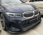 BMW 3-serie G20/G21 2018– Frontbumper-læbe EuroCap V1 (til M-Performance 2022-, blank sort) foto 2