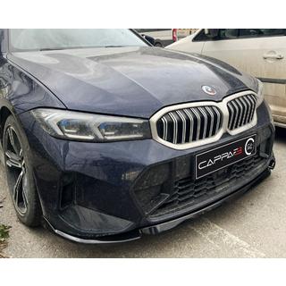 Frontbumper-læbe EuroCap V1 (til M-Performance 2022-, blank sort) BMW 3-serie G20/G21 2018– foto 2