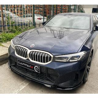 Frontbumper-læbe EuroCap V1 (til M-Performance 2022-, blank sort) BMW 3-serie G20/G21 2018– foto 1